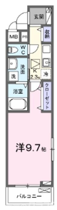 オーサム ヴィレッジ 京都桂の間取り