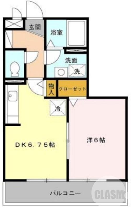 長曽根町の完工年月(2003年3月)築の賃貸アパートの間取り