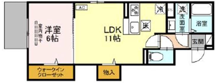 ディル西京極の間取り