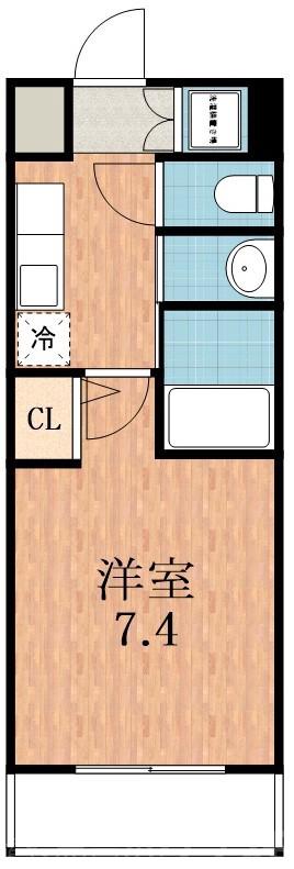 阪南町の完工年月(2005年8月)築の賃貸マンションの間取り