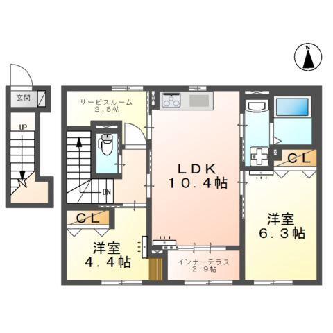 コラソン江戸町の間取り