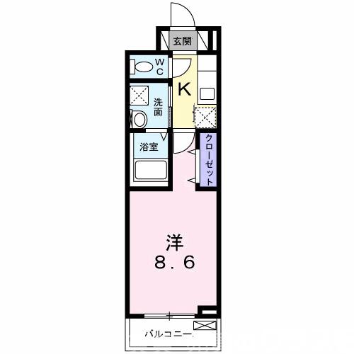 ヴィラ・サンセールⅡの間取り