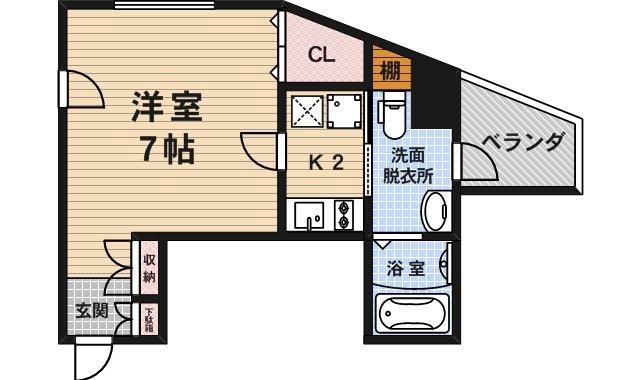 クレストコート二条城北の間取り