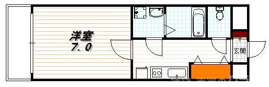 アパルトマン505の間取り