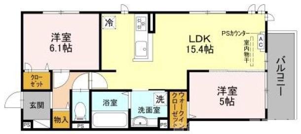 仮)D-ROOM京都市右京区西院小米町の間取り
