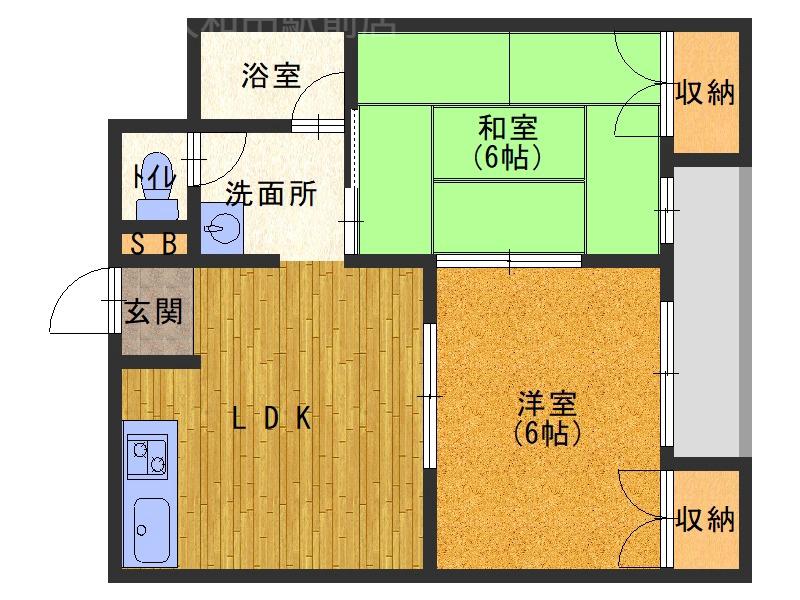 シティハイツ萱島の間取り