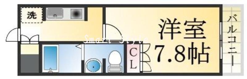 BELLTREE板宿SOUTHの間取り