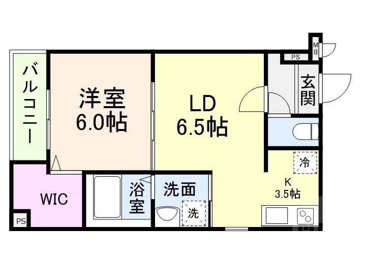 蔵垣内の完工年月（2026年2月）築の賃貸アパートの間取り