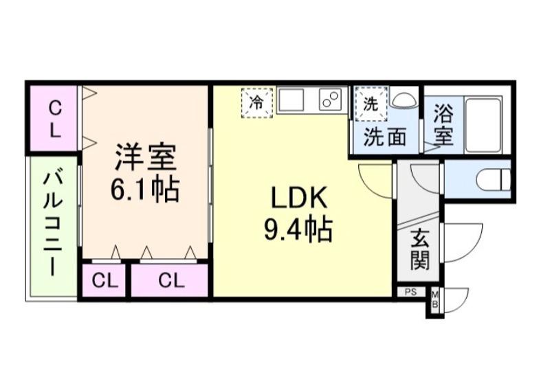 蔵垣内の完工年月(2026年2月)築の賃貸アパートの間取り