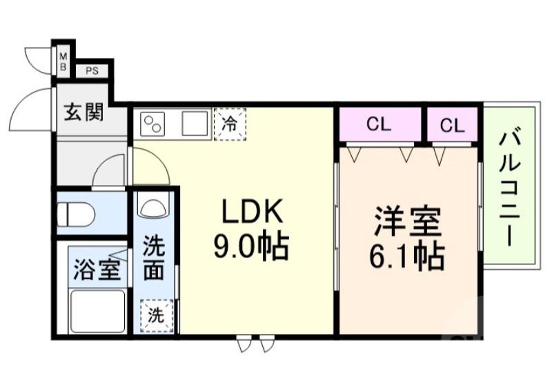 蔵垣内の完工年月（2026年2月）築の賃貸アパートの間取り