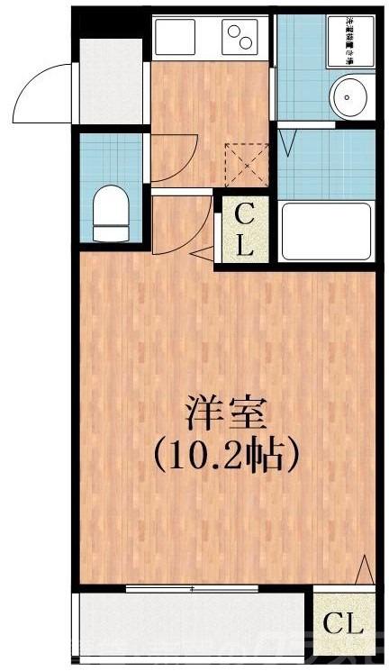 今川の完工年月(2017年5月)築の賃貸アパートの間取り