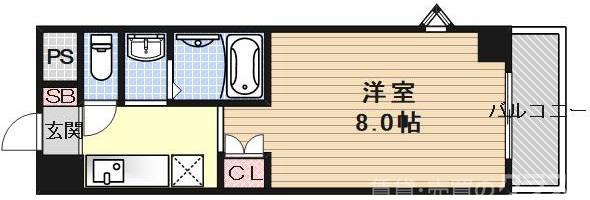 ステューディオ419の間取り