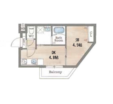 千里丘東の完工年月(2026年2月)築の賃貸マンションの間取り