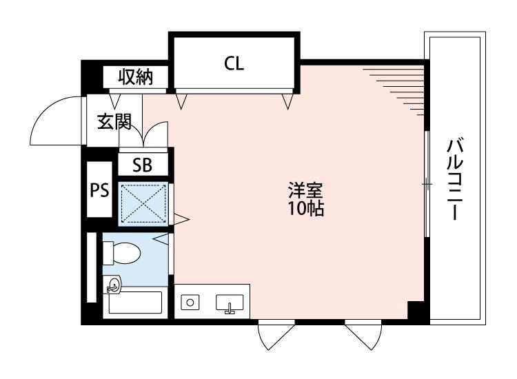 アメニティハイツ忍ケ丘の間取り