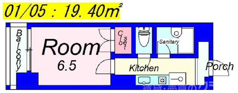 スプレール北野の間取り