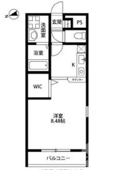 伏屋町の完工年月(2006年7月)築の賃貸アパートの間取り