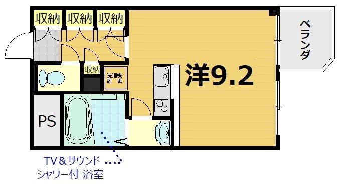 第47長栄フォルム御幸町の間取り