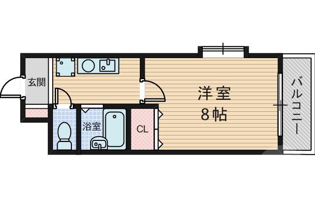 相川の完工年月(1998年3月)築の賃貸マンションの間取り