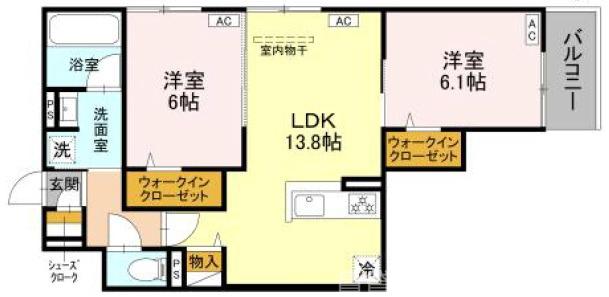 ハイダウェイ両替町の間取り