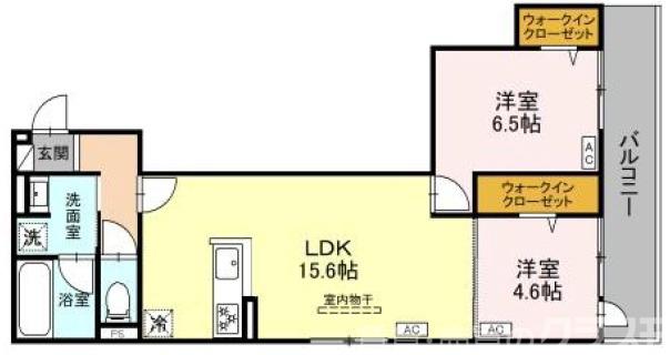 ハイダウェイ両替町の間取り