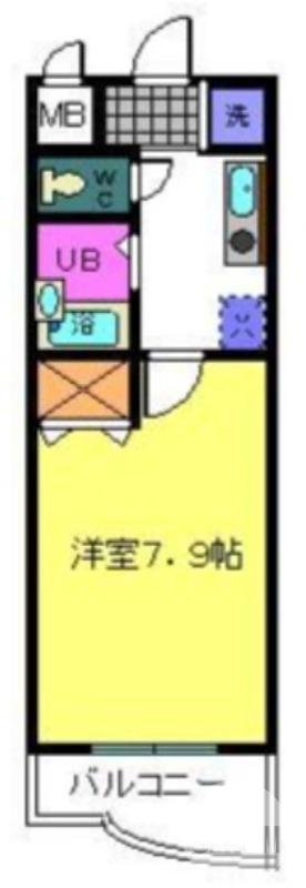 東山の完工年月(2002年11月)築の賃貸マンションの間取り