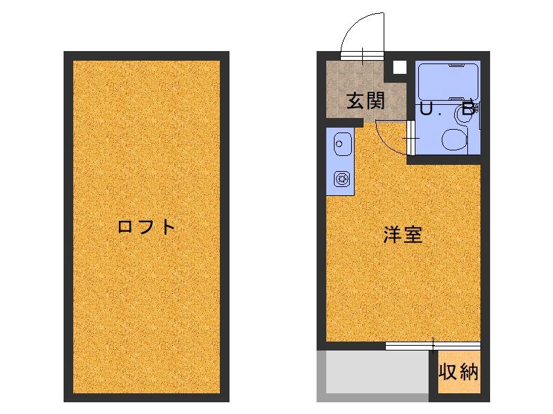 藤田町の完工年月(1989年3月)築の賃貸マンションの間取り