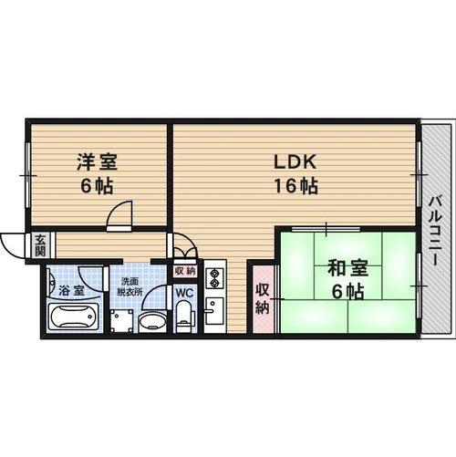 グランドール西大路の間取り