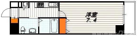 アーバンフラッツ四条西洞院の間取り