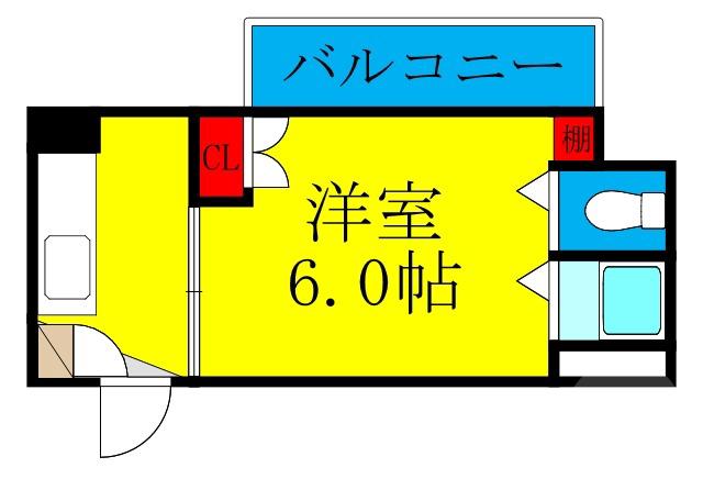 下新庄の完工年月(1994年3月)築の賃貸マンションの間取り
