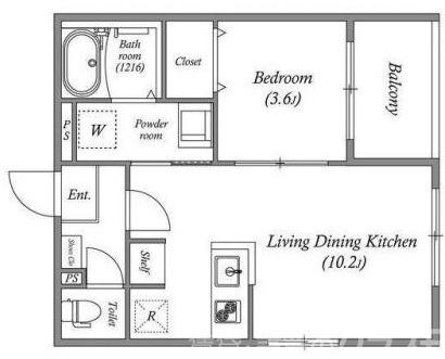 アサヒテラスひかりの間取り