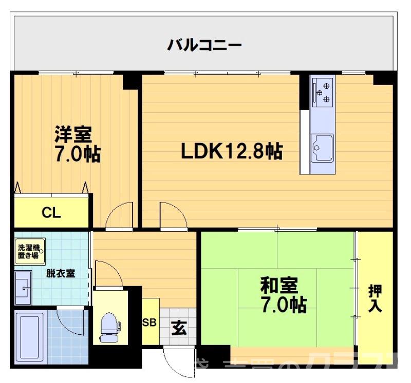 ランブラス桂川の間取り