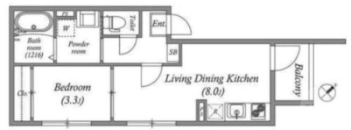 淡路の完工年月(2025年12月)築の賃貸アパートの間取り