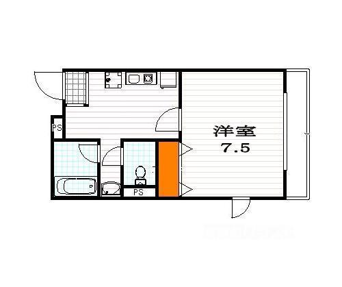 アブレスト四条大宮の間取り
