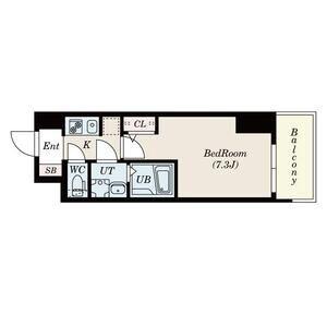 西宮原の完工年月(2017年2月)築の賃貸マンションの間取り