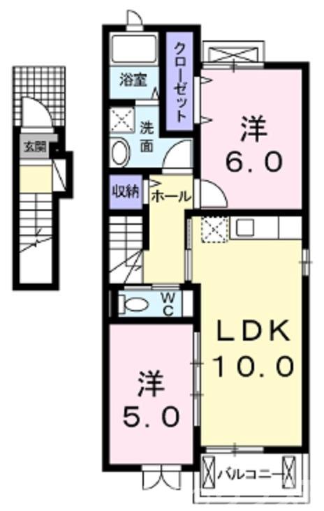 花のワルツ嵯峨の間取り