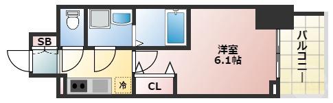 十三本町の完工年月(2021年12月)築の賃貸マンションの間取り