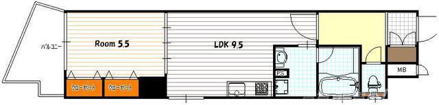 ベラジオ三条朱雀の間取り