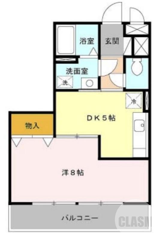 長曽根町の完工年月(2001年1月)築の賃貸アパートの間取り