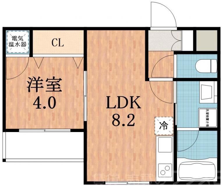 加美西の完工年月(2018年12月)築の賃貸アパートの間取り