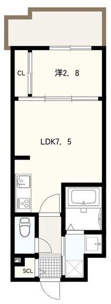 フォーリアライズ京都大将軍の間取り
