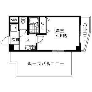 千里山西の完工年月(2004年9月)築の賃貸マンションの間取り