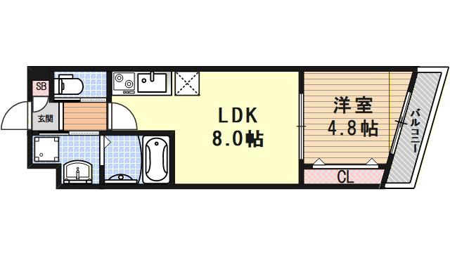 ARCA嵯峨嵐山(アルカ嵯峨嵐山)の間取り