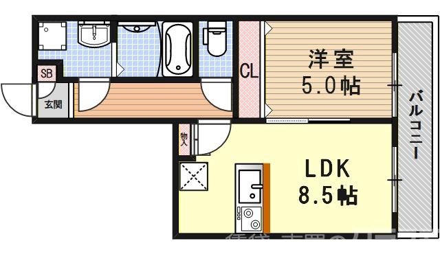 ARCA嵯峨嵐山(アルカ嵯峨嵐山)の間取り