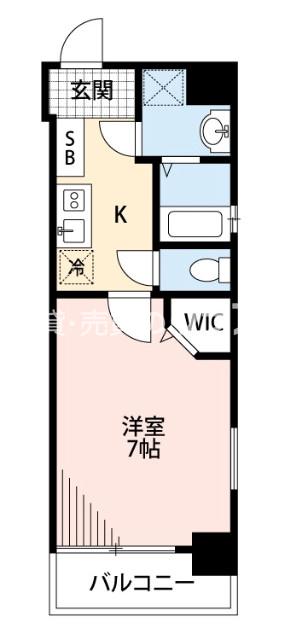 HRフロントリーガル難波WESTの間取り