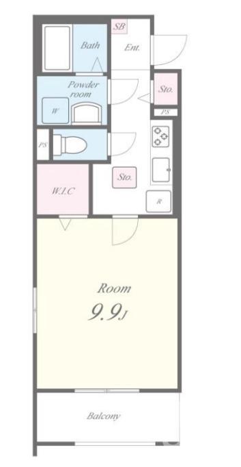 三宝町の完工年月(2024年1月)築の賃貸アパートの間取り