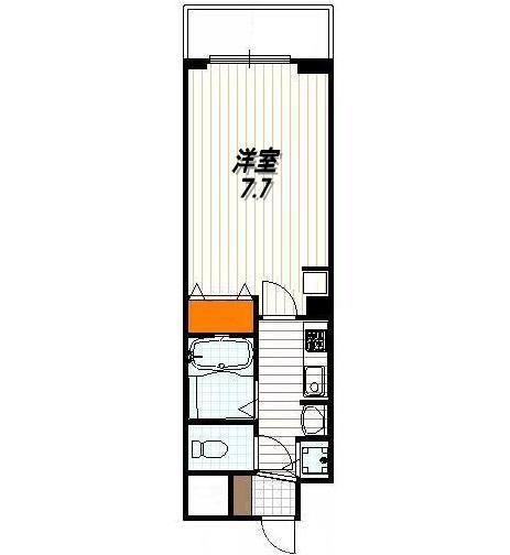 プレサンス二条城北聚楽の間取り