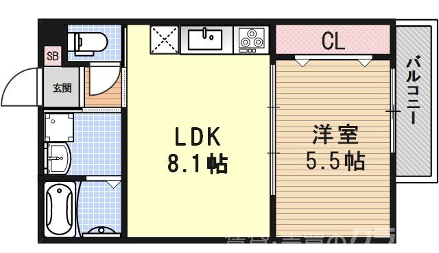 プライベートレジデンス西院Ⅱの間取り