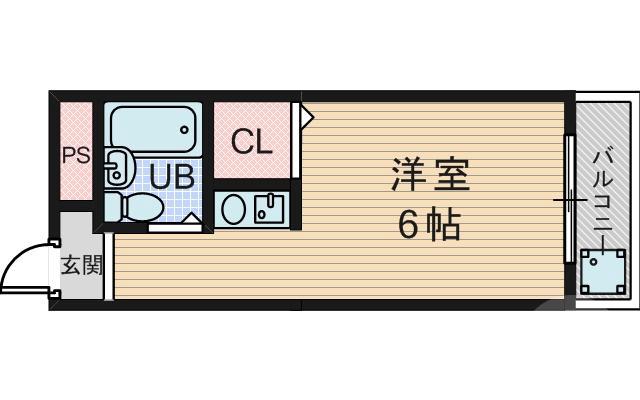 南江口の完工年月(1992年7月)築の賃貸マンションの間取り