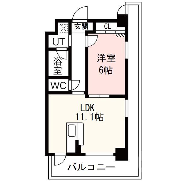 沢良宜浜の完工年月(2020年5月)築の賃貸マンションの間取り