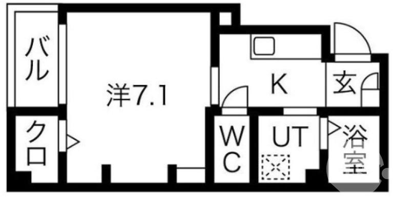 永代町の完工年月(2019年5月)築の賃貸マンションの間取り